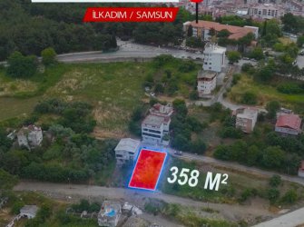 SAMSUN İLKADIM KARASAMSUN MAH 4.KAT İMARLI 358m2 BİTİŞİK NİZAM KREDİYE UYGUN FIRSAT ARSA