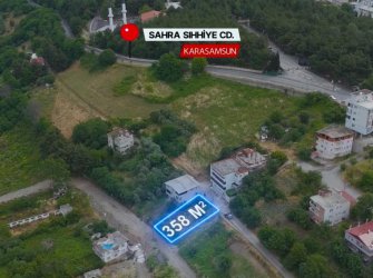 SAMSUN İLKADIM KARASAMSUN MAH 4.KAT İMARLI 358m2 BİTİŞİK NİZAM KREDİYE UYGUN FIRSAT ARSA