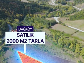 SAMSUN 19 MAYIS DAĞKÖY MAH MÜKEMMEL KONUMDA YATIRIMLIK 2.000m2 FIRSAT TARLA 