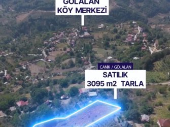SAMSUN CANİK GÖLALAN MAH 3.095m2 FULL DOĞA MANZARALI YATIRIMLIK FIRSAT TARLA 