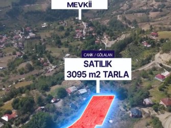 SAMSUN CANİK GÖLALAN MAH 3.095m2 FULL DOĞA MANZARALI YATIRIMLIK FIRSAT TARLA 