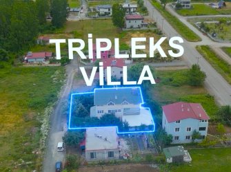 SAMSUN 19 MAYIS DEREKÖY MAH 2.KATLI ÖZEL YAPIM 9+3 HAVUZLU 495m2 ARSA İÇİNDE FIRSAT TRİPLEKS VİLLA