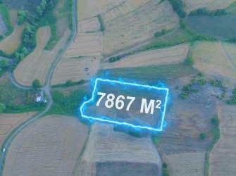 SAMSUN İLKADIM KAPAKLI MAH 7.867m2 YOLU AÇIK DOĞA MANZARALI YATIRIMLIK FIRSAT TARLA 