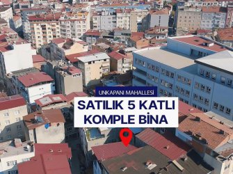 SAMSUN İLKADIM UNKAPANI MAH 60m2 ARSA İÇERİSİNDE 5.KATLI BİTİŞİK NİZAM DOĞALGAZLI KOMPLE SATILIK BİNA  ( DAİRELER 1+1 İÇİ YAPILI )