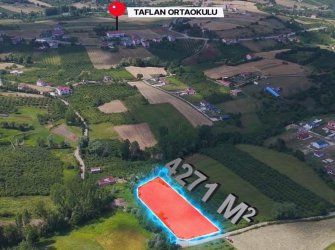 SAMSUN ATAKUM TAFLAN MAH 4.271m2 YOLU AÇIK DENİZ MANZARALI FIRSAT YATIRIMLIK TARLA 