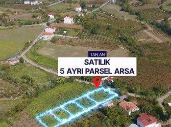 SAMSUN ATAKUM TAFLAN MERKEZ MAH YOL-DOĞALGAZ MEVCUT 5 AYRI SATILIK YATIRIMLIK PARSEL