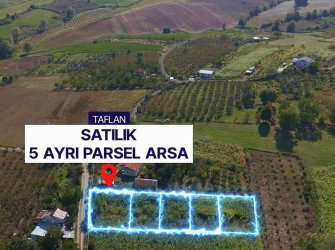 SAMSUN ATAKUM TAFLAN MERKEZ MAH YOL-DOĞALGAZ MEVCUT 5 AYRI SATILIK YATIRIMLIK PARSEL