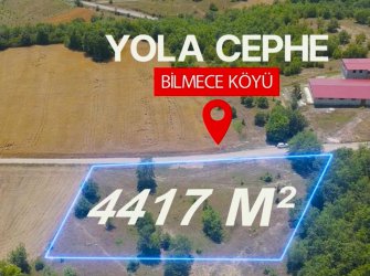 SAMSUN İLKADIM BİLMECEKÖY MH 4.417m2 YOLA CEPHE MÜKEMMEL KONUMDA YATIRIMLIK TARLA 