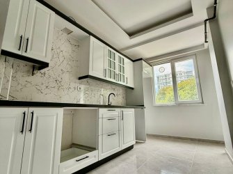 SAMSUN ATAKUM KÜÇÜKKOLPINAR MH 2+1 90m2 4.KAT DENİZ VE ŞEHİR MANZARALI 2 BALKONLU VESTİYERLİ YERDEN ISITMALI KREDİYE UYGUN SATILIK LÜX DAİRE