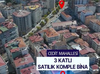 SAMSUN İLKADIM LİMAN MAH 152m2 ARSA ÜZERİNDE CADDEYE CEPHE 3 KATLI KOMPLE SATILIK DOĞALGAZLI BİNA  ( 5 KAT İMARLI )