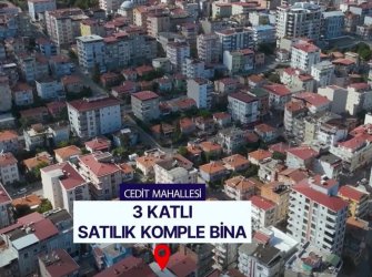 SAMSUN İLKADIM LİMAN MAH 152m2 ARSA ÜZERİNDE CADDEYE CEPHE 3 KATLI KOMPLE SATILIK DOĞALGAZLI BİNA  ( 5 KAT İMARLI )