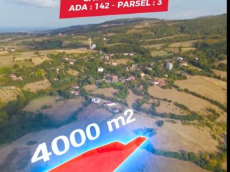 SAMSUN 19 MAYIS DAĞKÖY MAH 4.000m2 BAĞ EVİ YAPILABİLİR YATIRIMLIK TARLA 