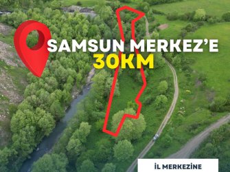 SAMSUN 19 MAYIS DAĞKÖY MAH 4.447m2 MANZARALI YOLU AÇIK FIRSAT TARLA 