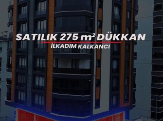 SAMSUN İLKADIM KALKANCI MAH 275m2 CADDEYE CEPHE ÖNÜ AÇIK SATILIK SIFIR KUPON DÜKKAN 
