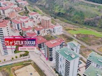 SAMSUN İLKADIM KALKANCI MAH 275m2 CADDEYE CEPHE ÖNÜ AÇIK SATILIK SIFIR KUPON DÜKKAN 