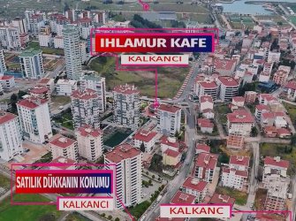 SAMSUN İLKADIM KALKANCI MAH 275m2 CADDEYE CEPHE ÖNÜ AÇIK SATILIK SIFIR KUPON DÜKKAN 