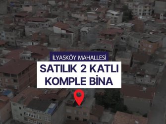 SAMSUN İLKADIM İLYASKÖY MAH 82m2 ARSA ÜZERİNDE 2.KATLI KOMPLE SATILIK BİNA ( 4 KAT İMARLI BİTİŞİK NİZAM )
