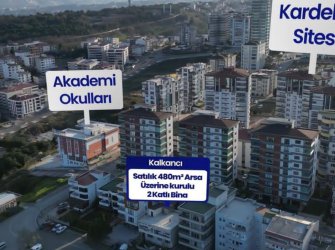 EVİM-NUR'DAN KALKANCI MAH MANZARALI 480m2 5 KAT İMARLI ARSA / MÜSTAKİL BİNA DETAYLI BİLGİ İÇİN ARAYINIZ